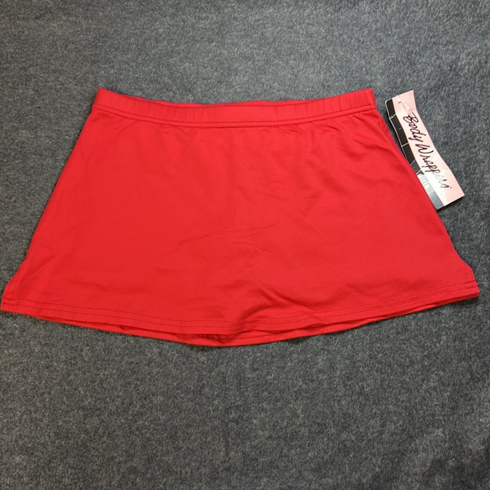 Cheer/Dance/Skate A-Line Mini Skort M/C NWT Red